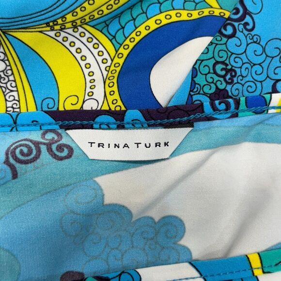 Trina Turk Ipanema French Riviera Swim Cover-up Tunic Dress Size Small D049 -7 - Picture 9 of 15